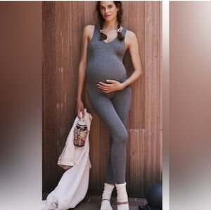 Free People Movement x Hatch Never Better Onepiece L Black Motif NWT